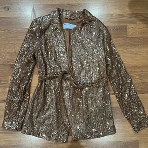 ASOS Sequin Jacket in Bronze